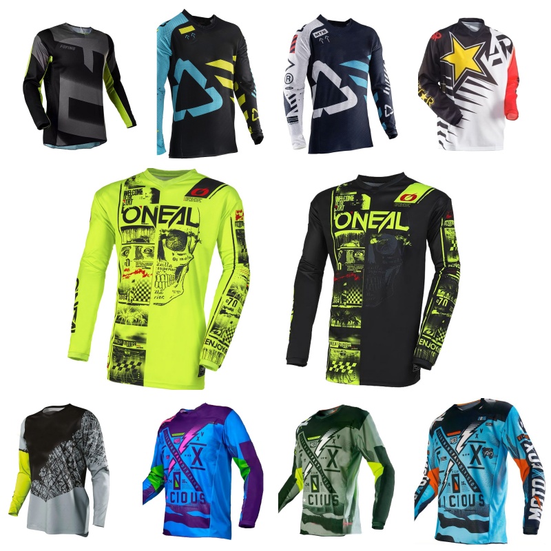 Cycling Gear Ladies - Breathable Quick Dry Motocross Jersey Men