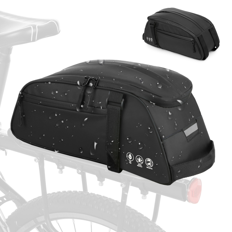 Cycling Gear Storage Rack - Reflective Mountain Bicycle Seat Bag Waterproof