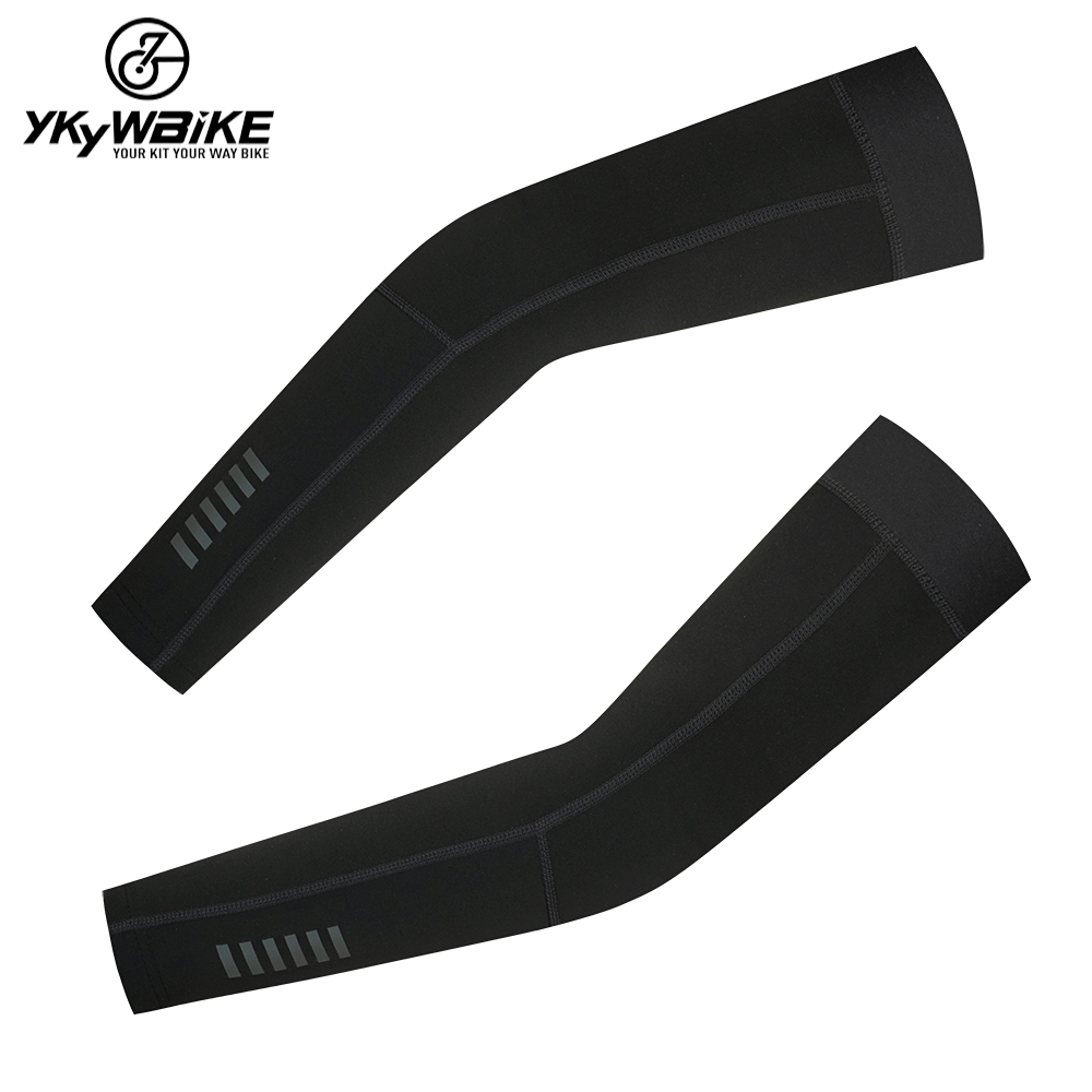 Cycling Arm Warmers - YKYWBIKE Winter Fleece Warm Arm Sleeves