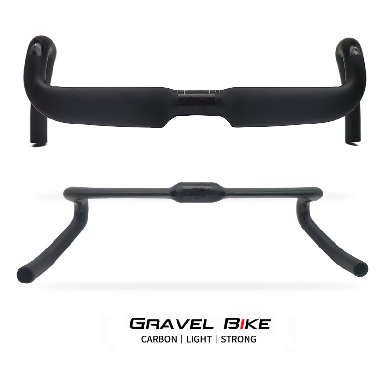 Cycling Gear Gravel - Carbon Fiber Racing Bike Handlebars 31.8