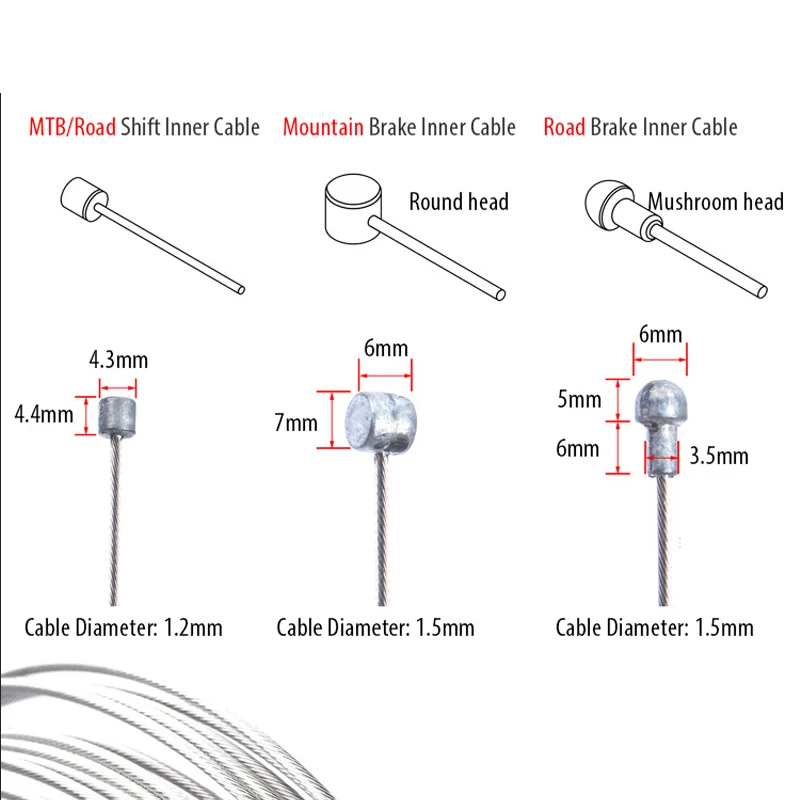 5pcs 2M MTB Bicycle Brake Line - Cycling Gear Parts ulasan dan harga