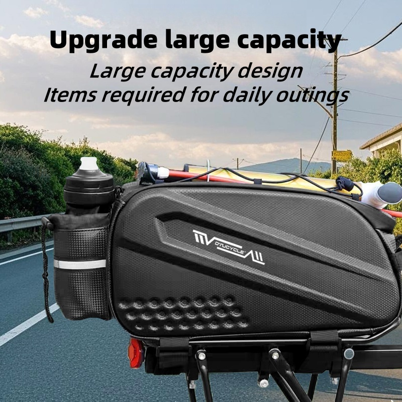 Bicycle Bag, Hard-Shell Rear S - Cycling Gear Storage Rack ulasan dan harga