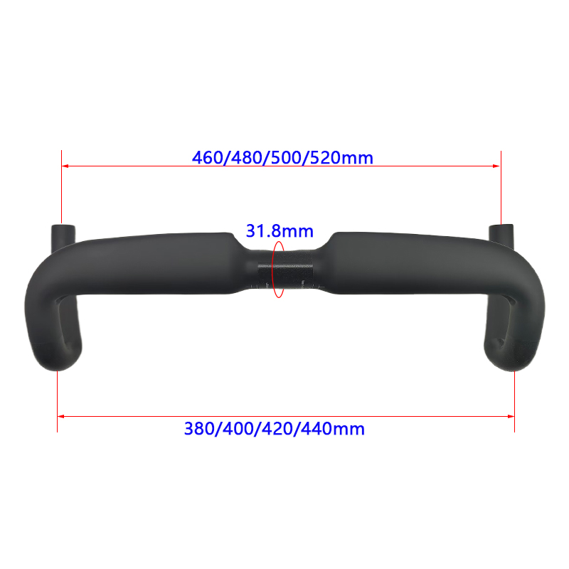 Carbon Fiber Racing Bike Handl - Cycling Gear Gravel ulasan dan harga