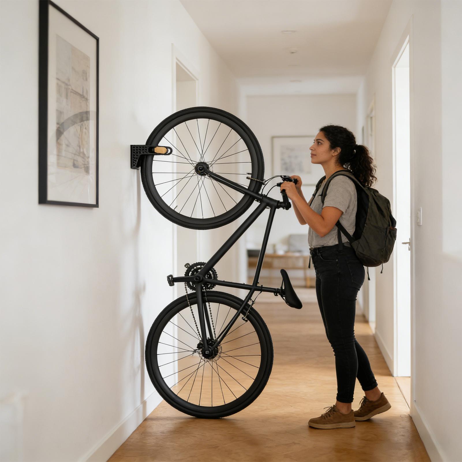 Road Bike Hanging Rack Wall Bi - Cycling Gear Storage Rack ulasan dan harga