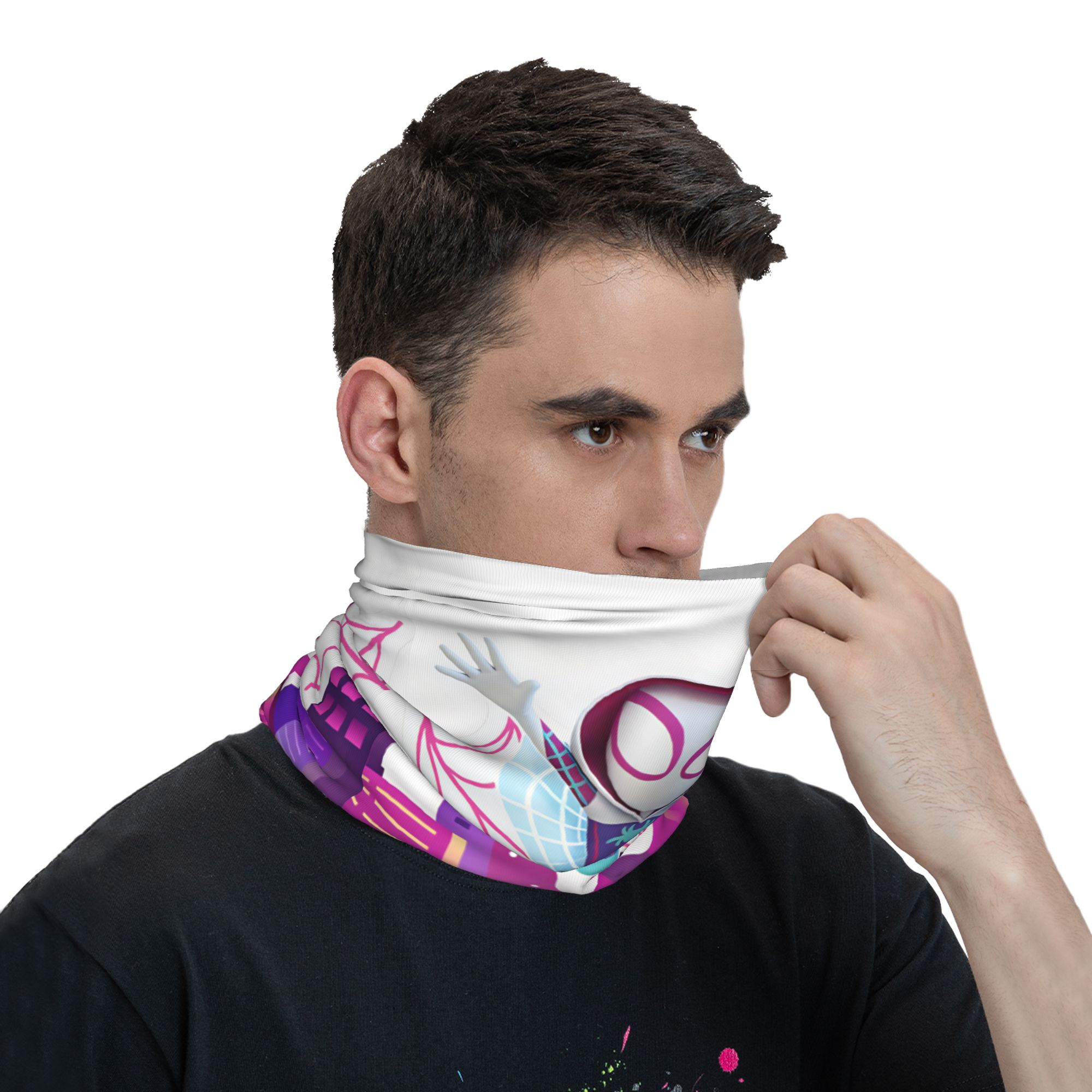 Spider Ghost Gwens Bandana  Vi - Cycling Face Mask ulasan dan harga