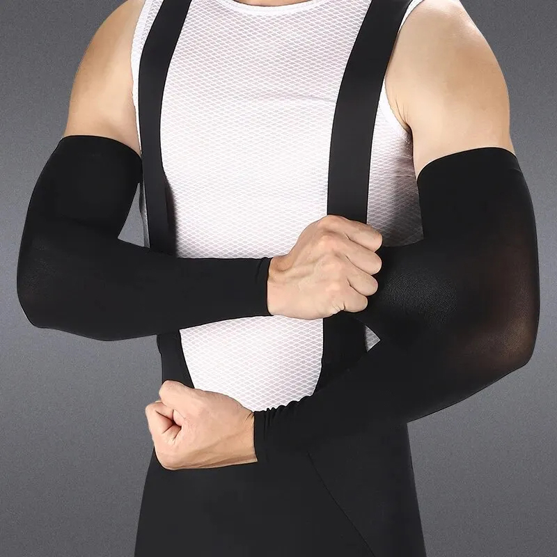 Ice Silk Sports Arm Sleeves Cy - Cycling Arm Warmers ulasan dan harga