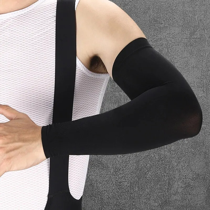 Ice Silk Sports Arm Sleeves Cy - Cycling Arm Warmers ulasan dan harga