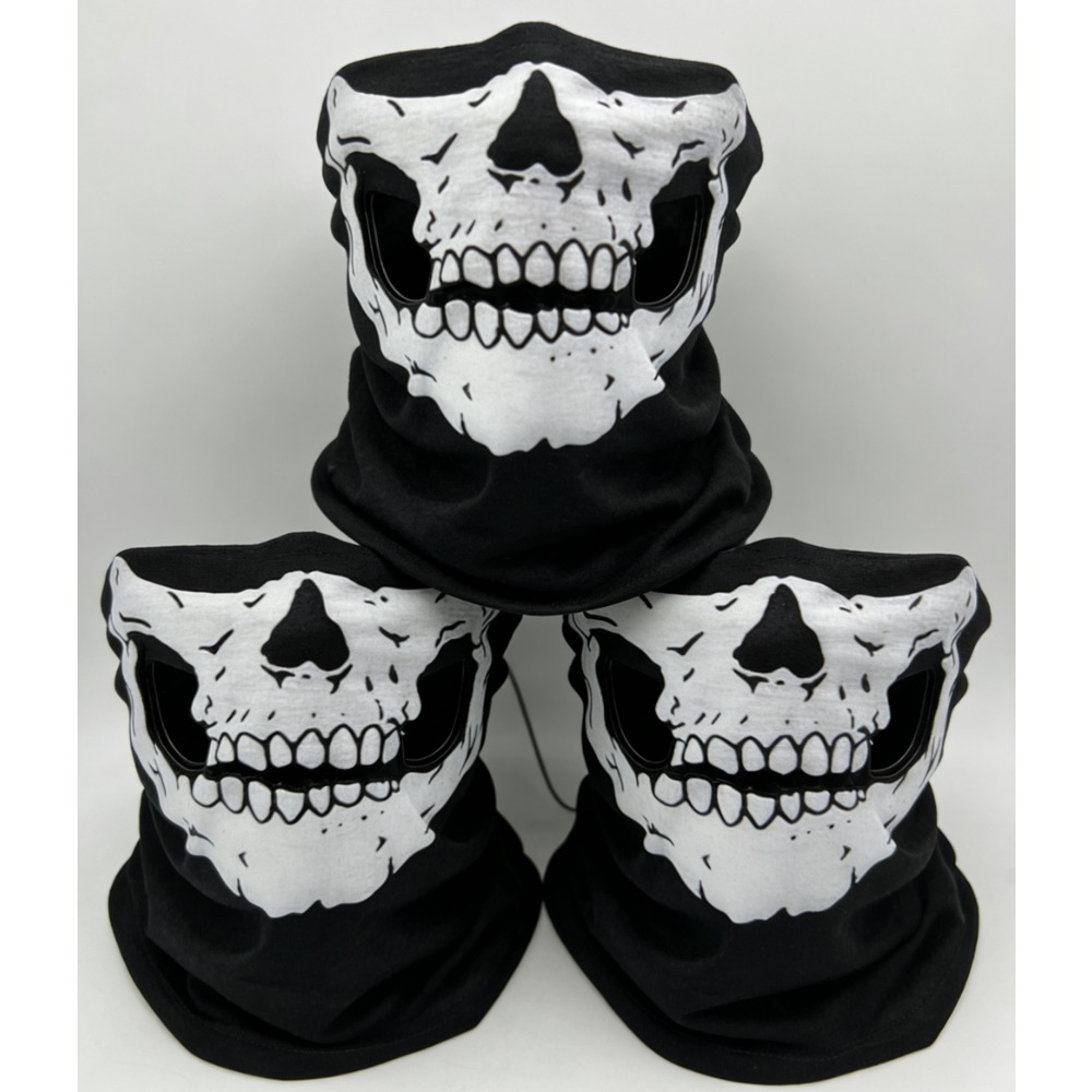 10pcs Skull Seamless Windproof - Cycling Face Mask ulasan dan harga