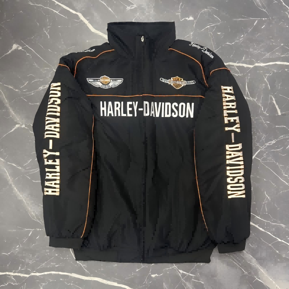 Harley Davidson Man Embroidery - Cycling Gear Winter ulasan dan harga