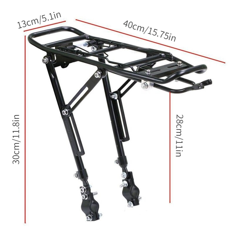 1PC Alloy Rear Bicycle  Rack C - Cycling Gear Storage Rack ulasan dan harga