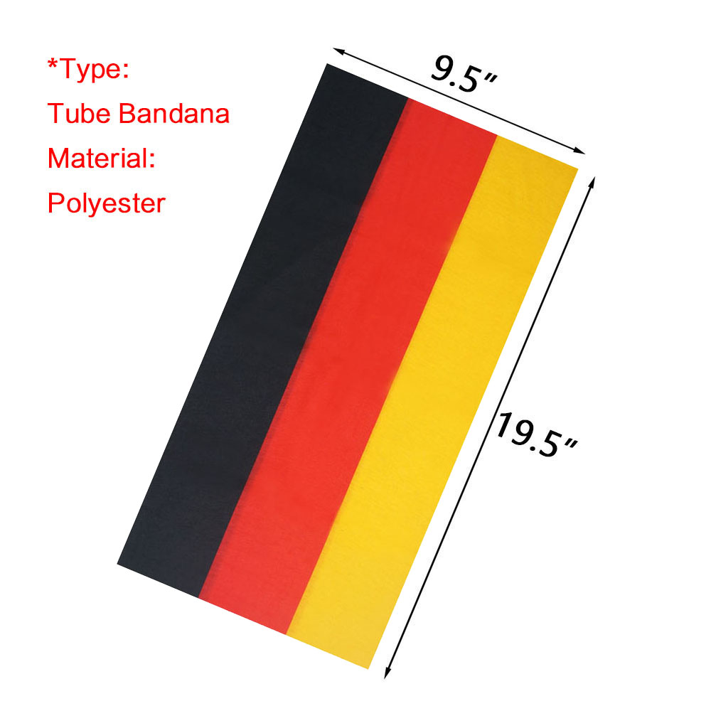 Germany Flag Bandana Neck Gait - Cycling Gear Germany ulasan dan harga