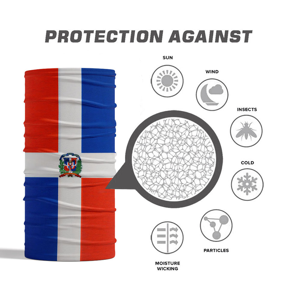 Dominica National Flag Bandana - Cycling Face Mask ulasan dan harga