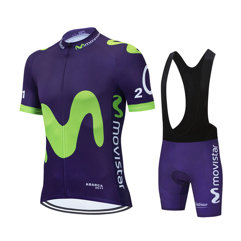 New Summer Movistar Team Cycli - Cycling Gear Clothing ulasan dan harga