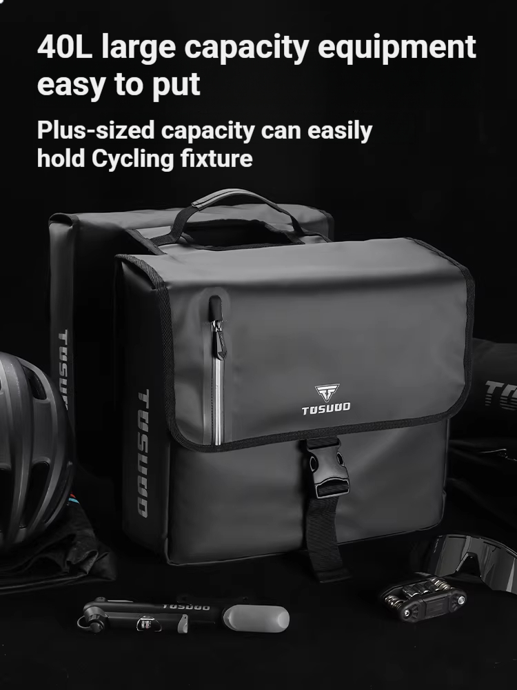 TOSUOD 40L Large Capacity  Bik - Cycling Gear Storage Rack ulasan dan harga