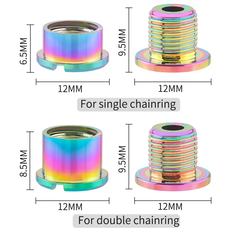 Chainring Bolts Aluminum Singl - Cycling Gear Parts ulasan dan harga