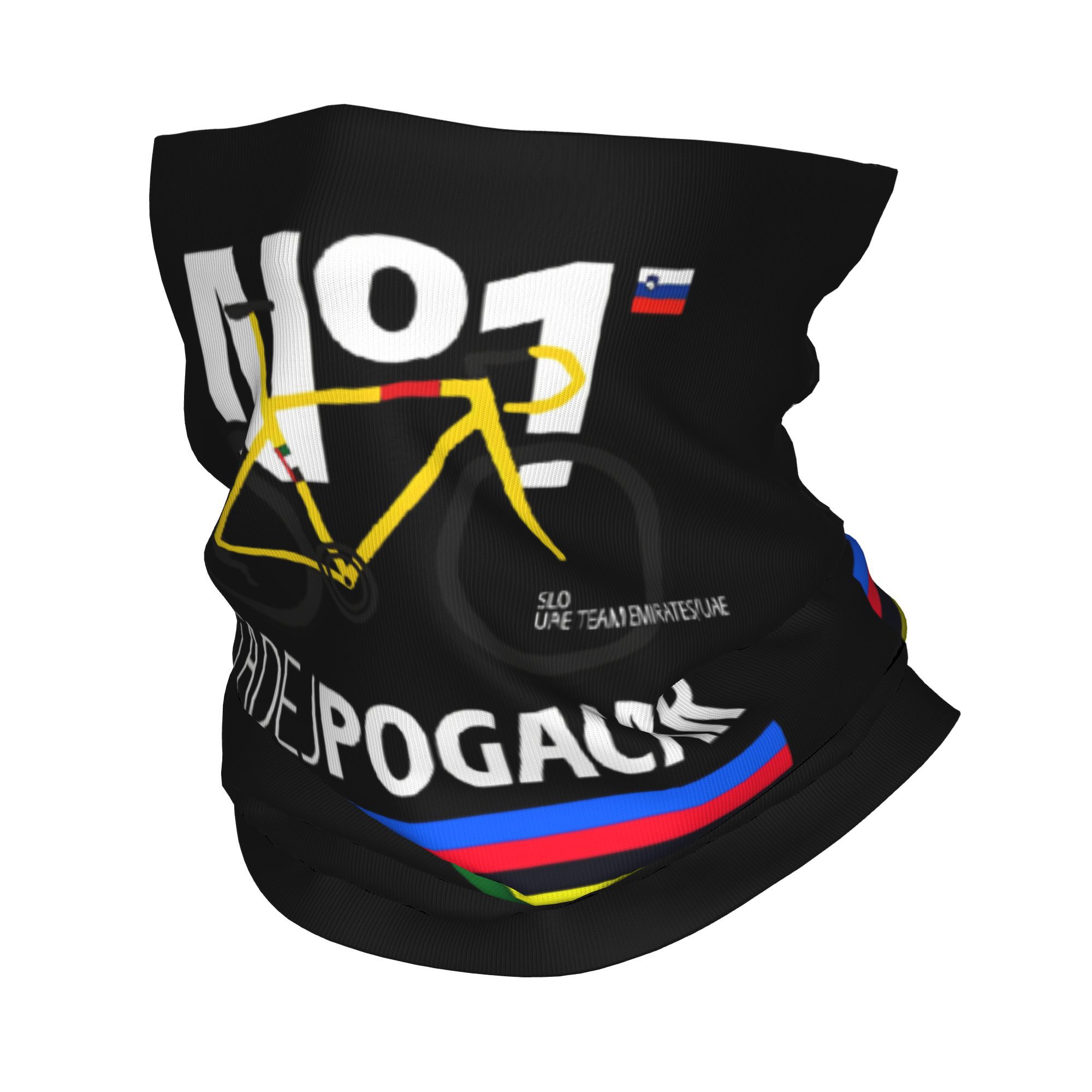 Tadej Pogacar Bicycling  Banda - Cycling Face Mask ulasan dan harga
