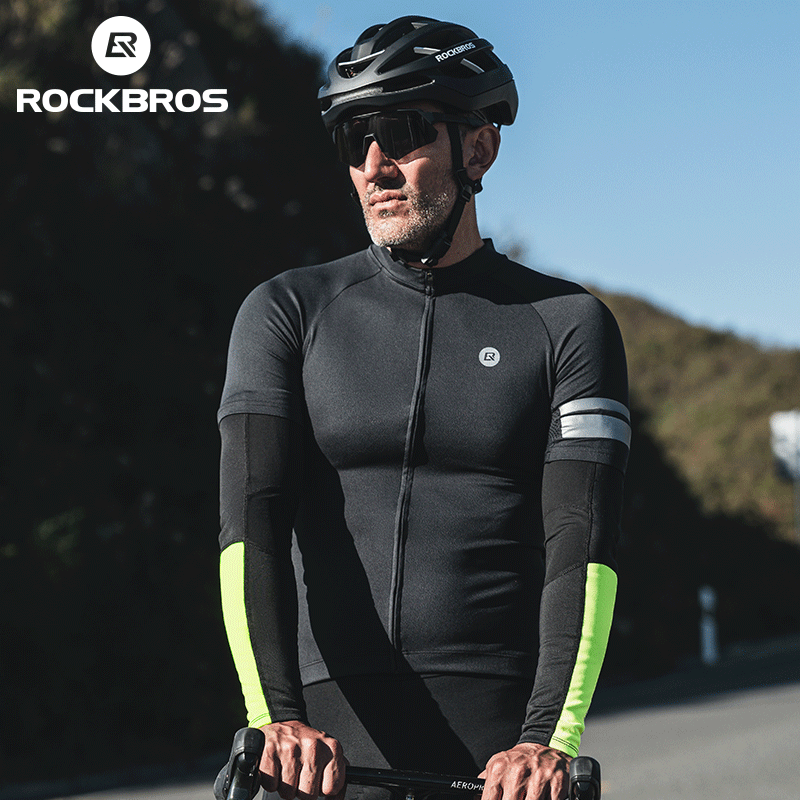 ROCKBROS Autumn Winter Cycling - Cycling Arm Warmers ulasan dan harga