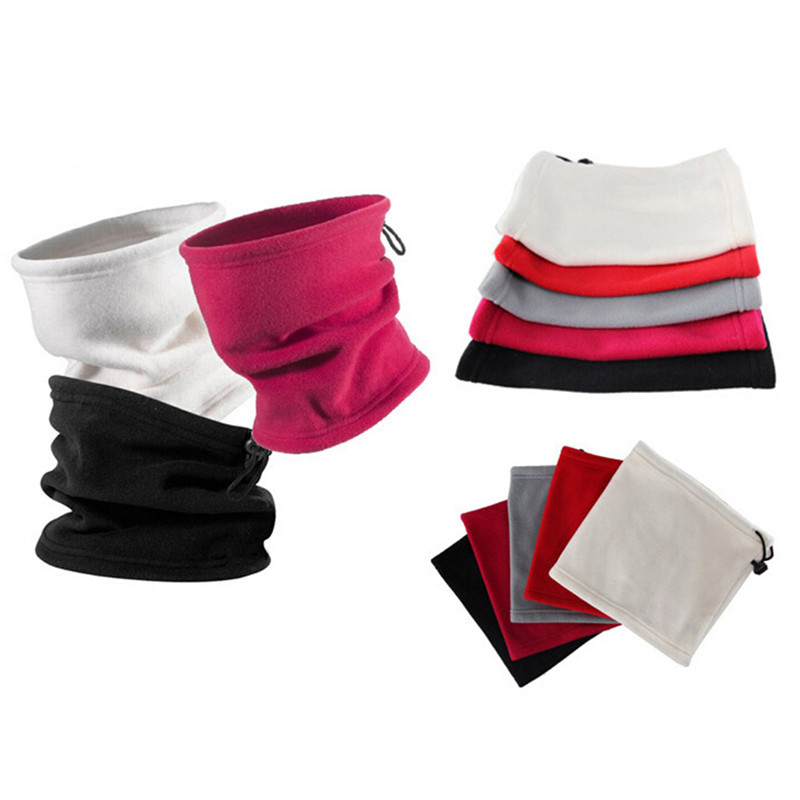 Polar Fleece Neck Warmer Snood - Cycling Face Mask ulasan dan harga