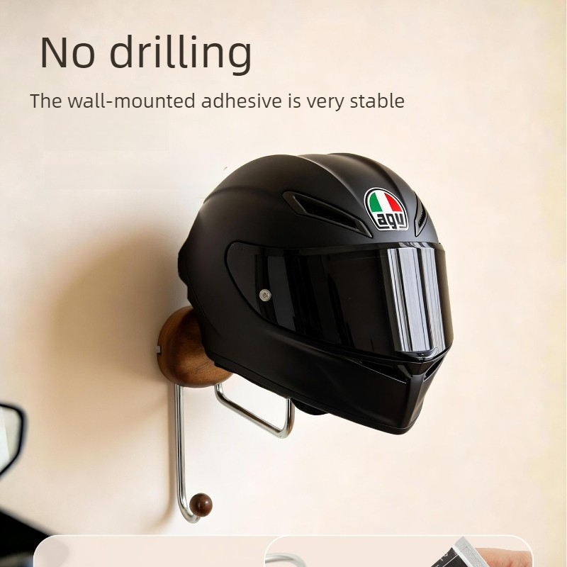 Wall Mount Helmet Storage Rack - Cycling Gear Storage Rack ulasan dan harga