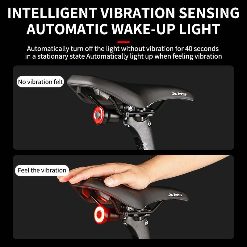 Bicycle Smart Auto Brake Sensi - Bike Tail Light ulasan dan harga