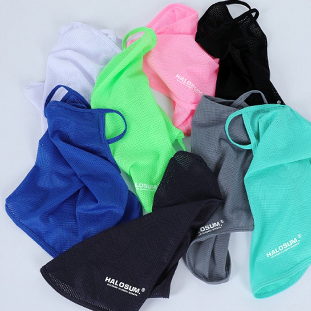 Summer Ice Silk Sun Protection - Cycling Face Mask ulasan dan harga