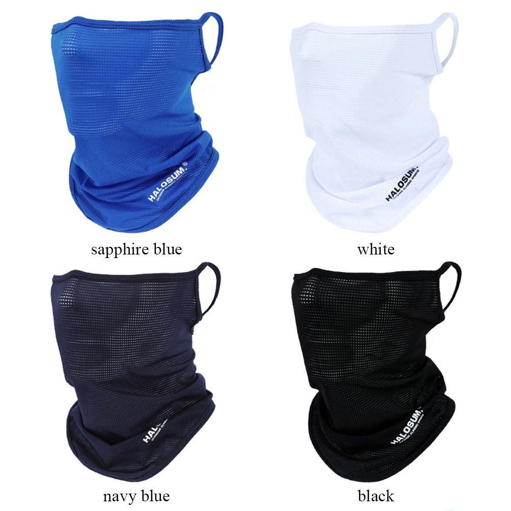Summer Ice Silk Sun Protection - Cycling Face Mask ulasan dan harga