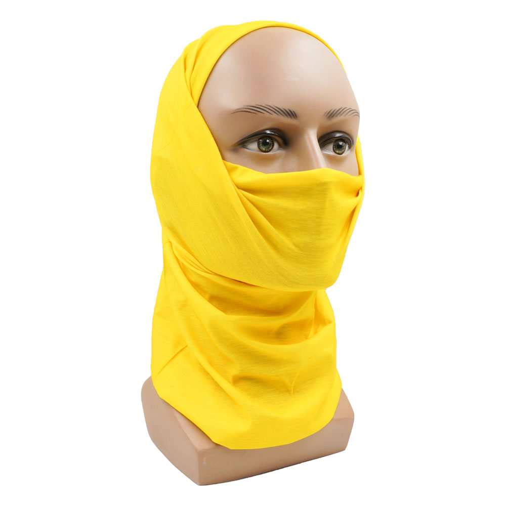 Yellow Multifunction Cycling N - Cycling Face Mask ulasan dan harga