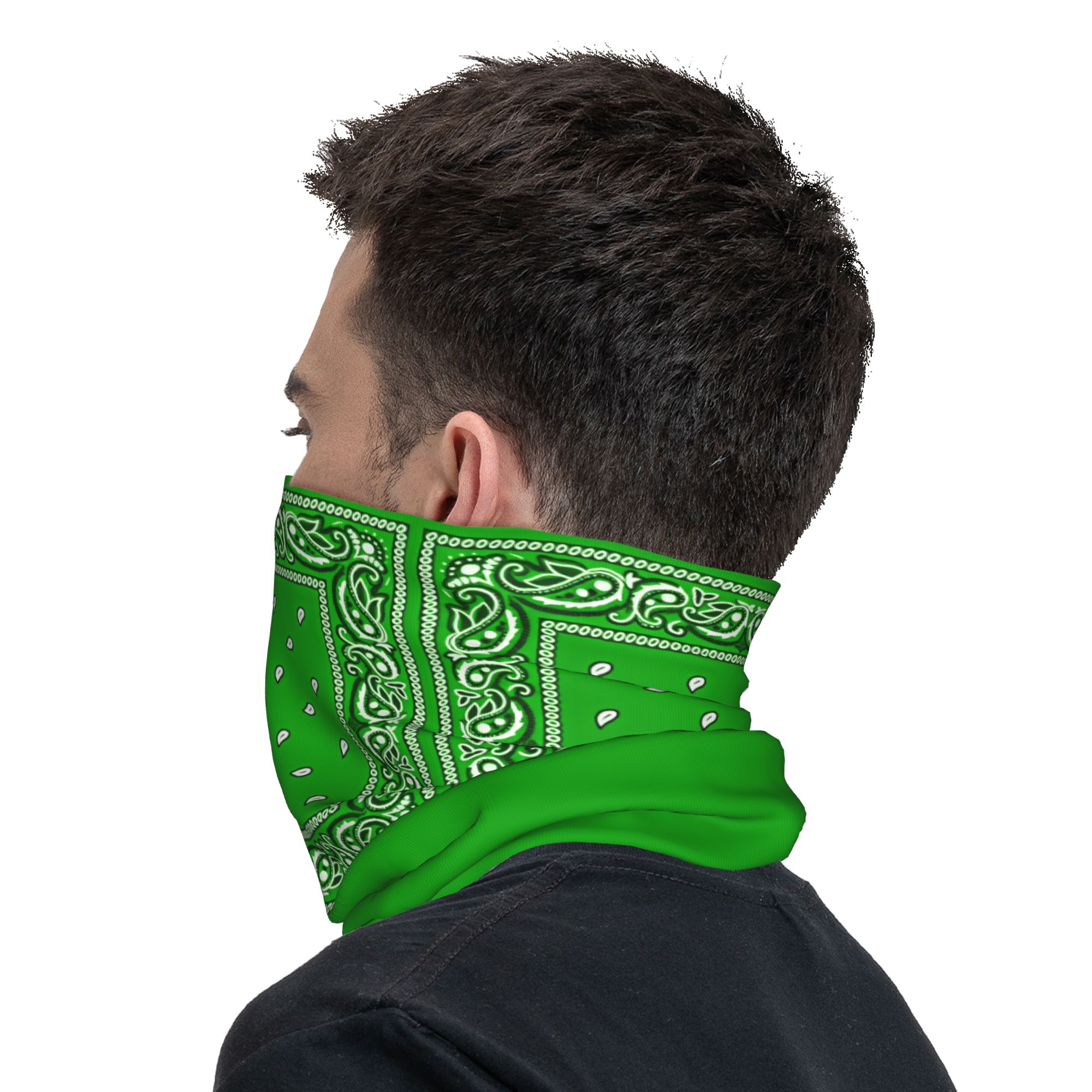 green Bandana  Cool Cycling Ma - Cycling Face Mask ulasan dan harga