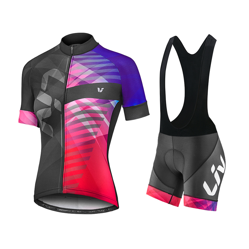 LIV Summer Cycling Jersey Bib  - Cycling Gear Ladies ulasan dan harga