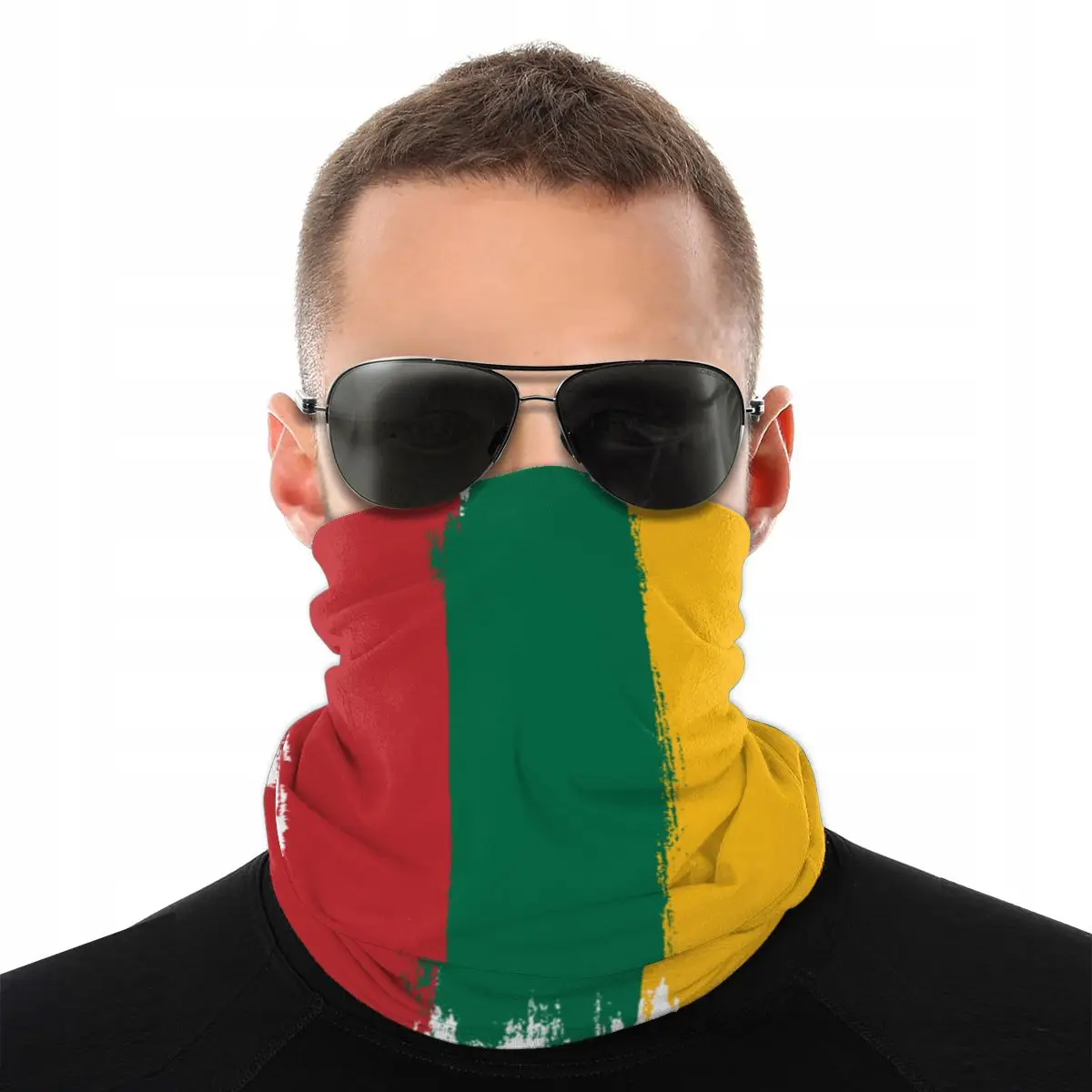 New Lithuania Flag Scarves Nec - Cycling Face Mask ulasan dan harga